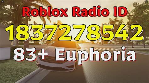 Euphoria Roblox Radio Codesids Youtube