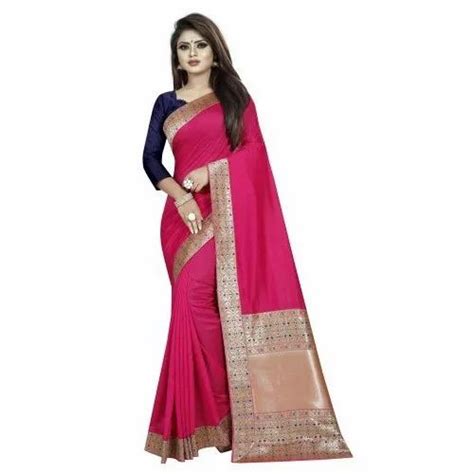 Party Wear Weaving Assam Silk Saree 63 M With Blouse Piece At Rs 680piece In Surat