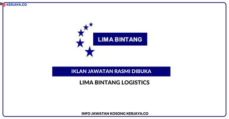 Bhd., this is a free listing provided by newpages, malaysia no.1 business portal. Lima Bintang Logistics Sdn Bhd (1) • Kerja Kosong Kerajaan