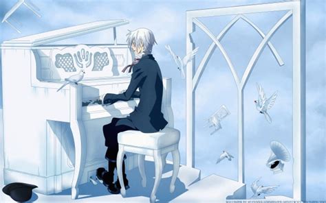 Anime Boy Playing Piano 1920x1200 Wallpaper