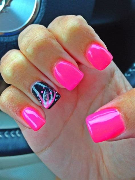 21 Hot Pink And Black Nail Designs That Are Truly Amazing Checopie