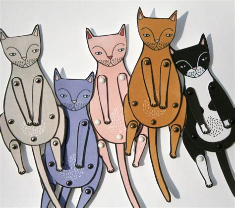 Kitty Cat Moveable Paper Doll In Ginger Von Jordangraceowens Paper
