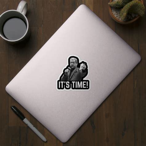 Bruce Buffer Its Time Ufc Sticker Teepublic