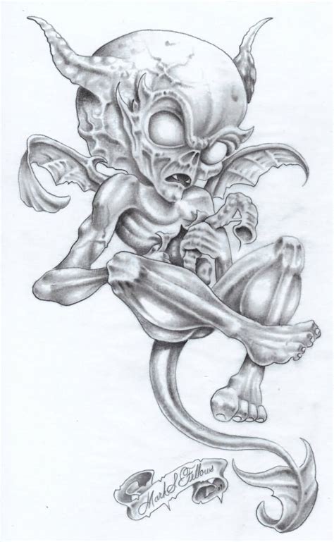 44 Gothic Dragon Tattoos Demon Drawings Demon Tattoo Tattoo Design