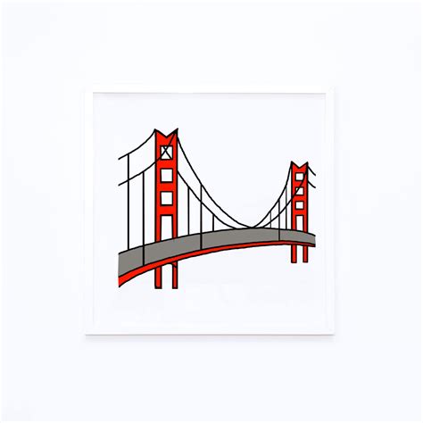 The golden gate bridge is a suspension bridge spanning the opening into the san francisco bay from the pacific ocean. How to Draw the Golden Gate Bridge - Step by Step Easy ...