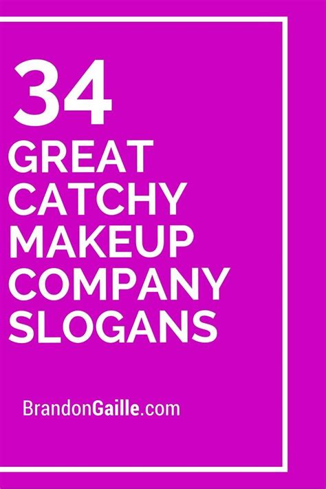 The Best Slogans For Makeup Business And Pics In 2020 Makeup Business