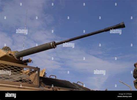 British Army Warrior Armoured Vehicle With 30mm Rarden Cannon Gun Stock