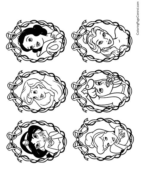 Maybe you would eat like a princess? Disney Princesses 15 Coloring Page | Coloring Page Central