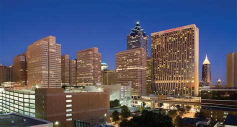Atlanta Marriott Marquis Atlanta Hotels Atlanta Skyline Atlanta