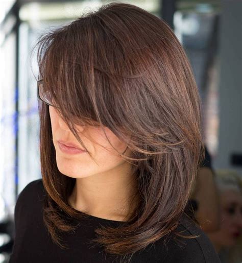 40 side swept bangs to sweep you off your feet side bangs hairstyles medium length hair