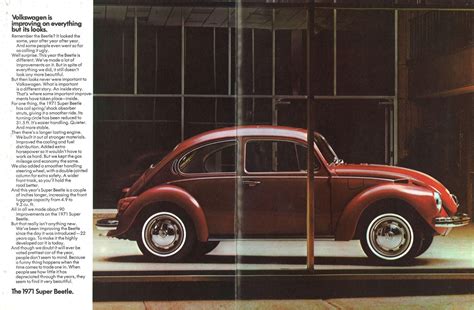 Air Cooled Sales Domination 1971 Volkswagen Brochure Hemmings Daily