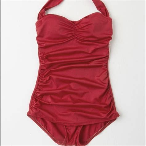 Nwt Ruby Red Retro Swimsuit Nwt Swimsuit From Modcloth I Cant Say