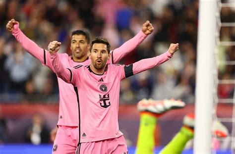 Lionel Messi Scores Twice For Inter Miami In 4 1 Win Vs New England