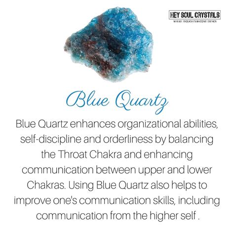 Blue Quartz Crystal Meaning Crystalmeanings Crystal Meanings And Uses