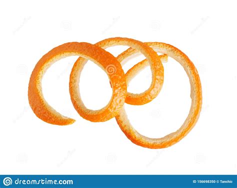 Orange Peel Spiral Isolated Stock Photo Image Of Isolated Tasty