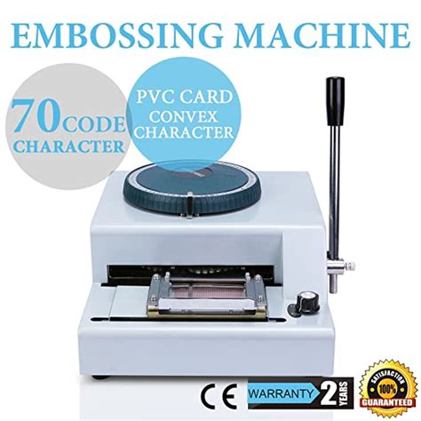 Hpcutter Card Embosser Embossing Machine Manual Embosser 70 Character