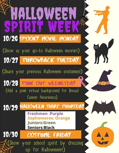 Halloween Spirit Week Ideas Get Halloween Update
