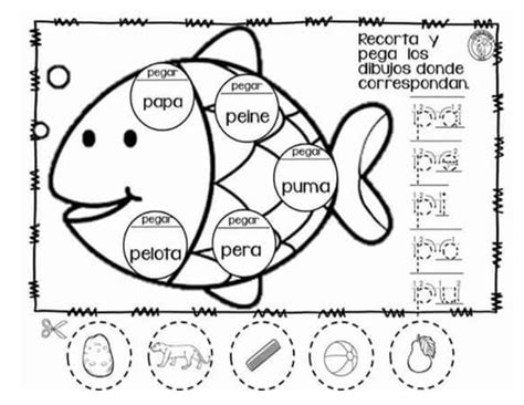 Material interactivo para trabajar las sílabas para preescolar y primaria cuadernillo de sílabas, correspondiente a la serie de fichas de las letras . Fichas interactivas (22) - Imagenes Educativas