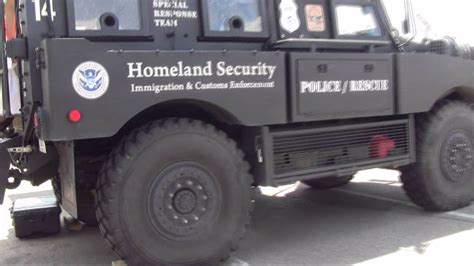 Dhs Armored Vehicles On Train