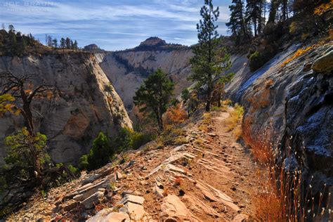 Joes Guide To Zion National Park West Rim Trail Top Down From Lava