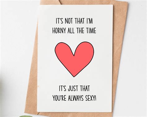 Hand On Back Sexy Wife Valentines Day Card Funny Valentines Day Card My Xxx Hot Girl