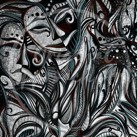 Abstract Paintings Black And White Art Abstract Art Prints Psychedelic Art Abstract Drawings