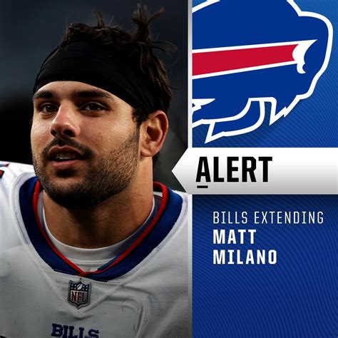 Nfl On Twitter Bills Lb Matt Milano Agree To Terms On Two Year Contract Extension