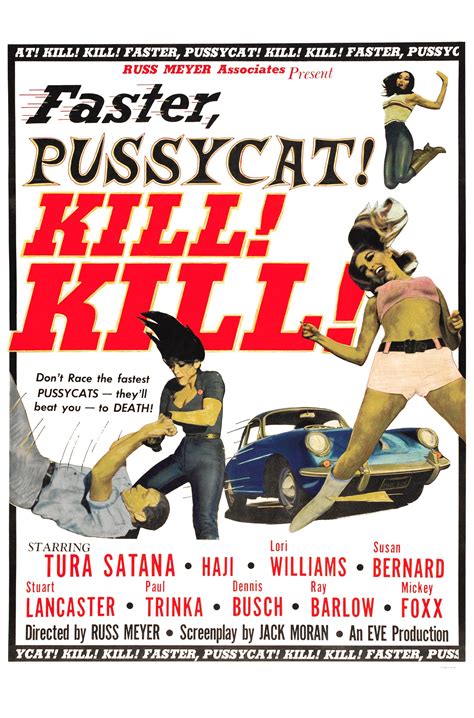 Faster Pussycat Kill Kill Vintage Movie Poster Re Print 6509 Etsy