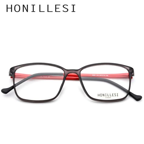 buy honillesi tr90 glasses frame men ultralight square prescription eyeglasses