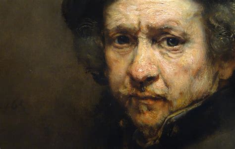 Rembrandt Self Portrait Detail Of Face 1659 Rembrandt  Flickr