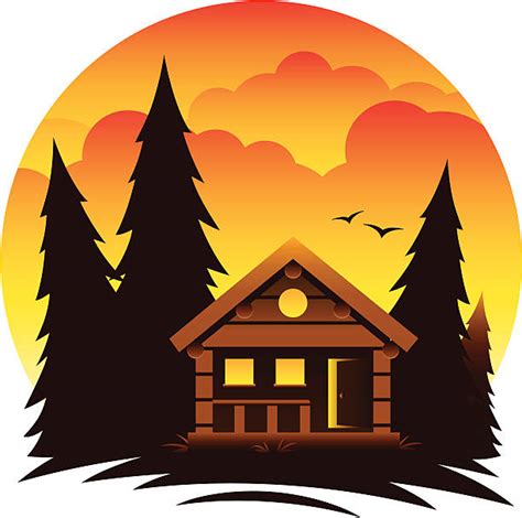 Best Log Cabin Illustrations Royalty Free Vector Graphics