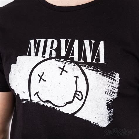 Koszulka Amplified Nirvana Torn Long Mężczyźni Koszulki Krótki