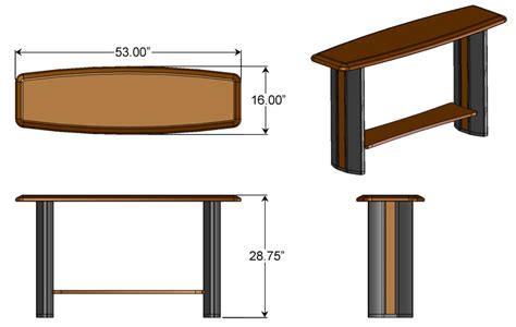 Sofa Table Size Guide Baci Living Room