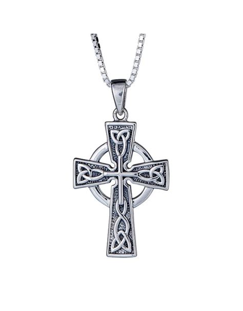 Bold Celtic Cross Necklace Symbol Of Faith And Heritage