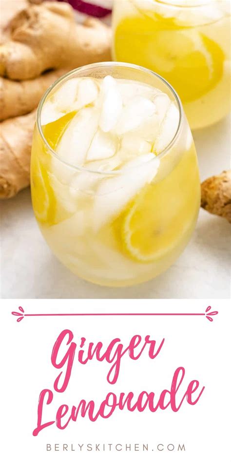 Easy Ginger Lemonade Berlys Kitchen