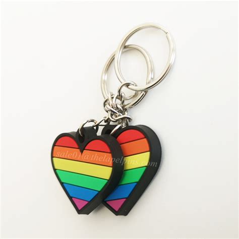 Wholesale Metal Rainbow Gay Lesbian Pride Pendant T Keychain Buy