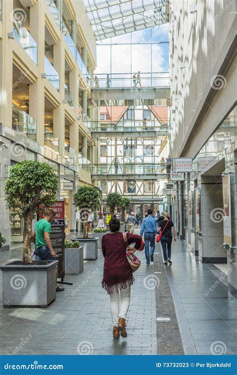 Shopping Mall Galerija Centrs Riga Editorial Stock Photo Image Of