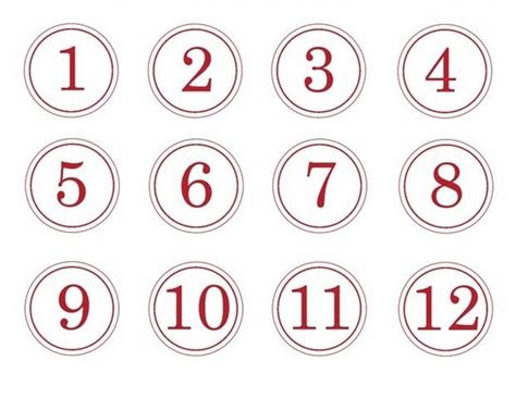 Numbers 1 31 For Calendar Calendar Printables Free Templates