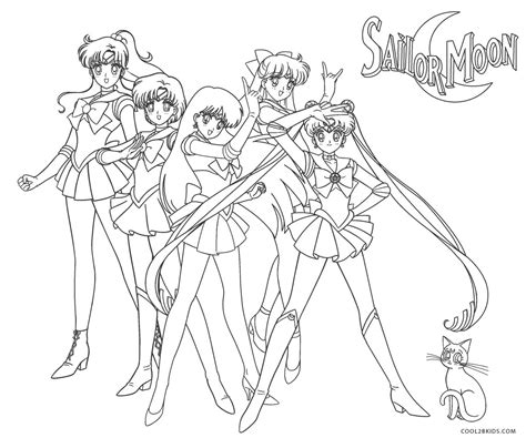 Ausmalbilder Sailor Moon Malvorlagen Kostenlos Zum Ausdrucken