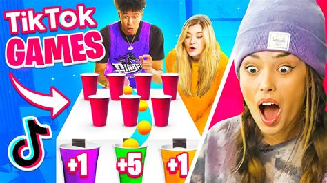 Tiktok Games Challenge Ft Valkyrae Brookeab Youtube