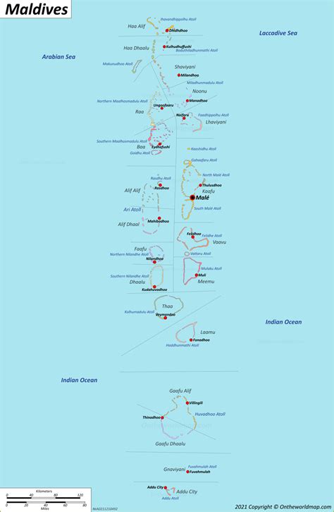 Maldives Map Detailed Maps Of Republic Of Maldives