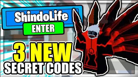 All 3 New Secret Op Codes Shindo Life Roblox Youtube