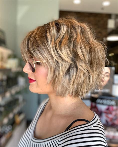 When creating a wavy hairstyle for a textured bob, midshaft waves 40. Aveda Stores - Locations and Hours | Chin length hair ...