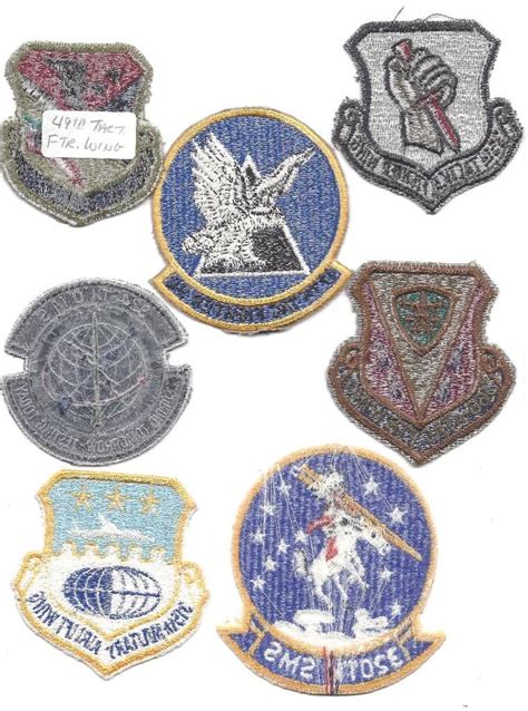 Lot Of Us Air Force Unit Patches Ebay
