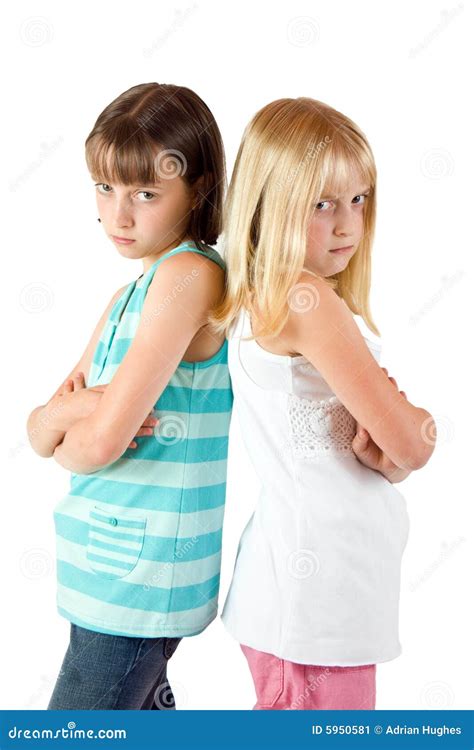 Two Angry Sisters Stock Image Image 5950581
