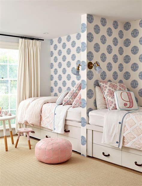 10 inspiring shared room layouts for girls and the perfect bedding for all of them shades of
