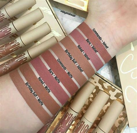 Kylie Cosmetics. | Lipstick swatches, Liquid lipstick swatches, Kylie cosmetics swatches