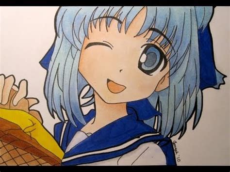 Finally completed my first drawing! How to Draw Anime: How to Color an Anime Girl - YouTube
