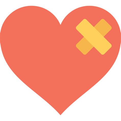 Corazón Herido Icono Gratis