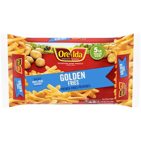 Ore Ida Golden French Fries Fried Potatoes Value Size 5 Lb Bag
